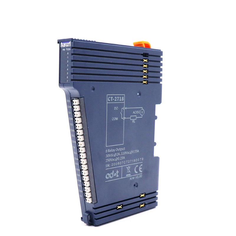 CT-2718: 8 Channel Relay Output 2A/30VDC/60W